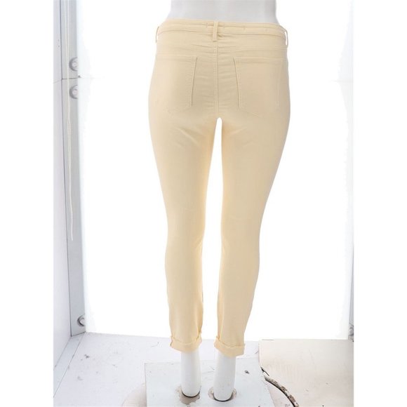 NWT NYDJ AMI SKINNY ANKLE RAW CUFF JEANS‎ COLOR MARIGOLD 16 - Picture 5 of 13